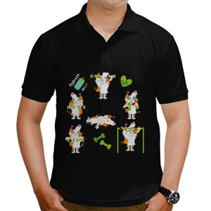 Kaos Polo Kitty Excercise - Mercy Please