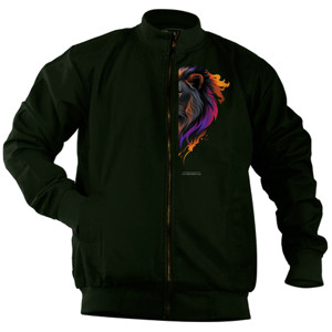 Jaket Bomber Color Art Series - Lion CS001