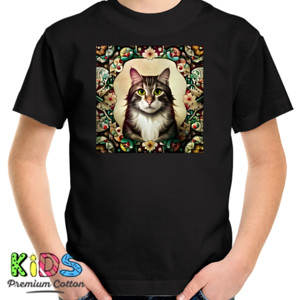 Kaos kepolosan kucing dan nuansa jaman dulu