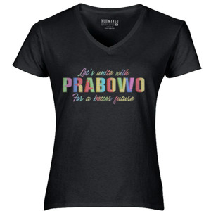 Kaos Maju Bersama Prabowo
