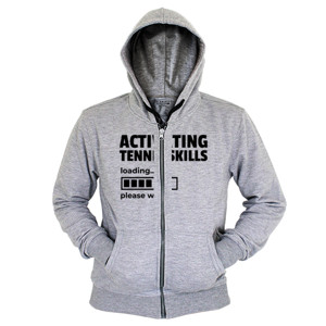 Hoodie Zipper Tennis Skill Loading