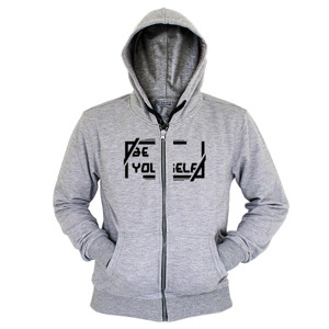 Hoodie Zipper Be Yourself