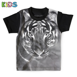 Kaos Anak Full-Print Mata Harimau 
