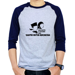 Kaos Raglan santri untuk indonesia anak