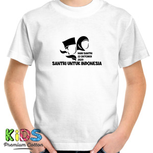 Kaos santri untuk indonesia anak