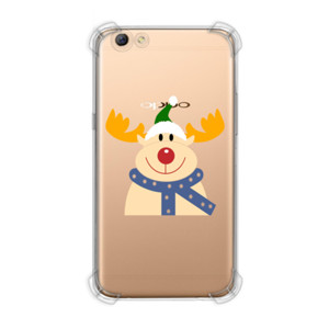 Casing HP rusa kutub dengan topi natal