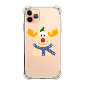 Casing HP rusa kutub dengan topi natal