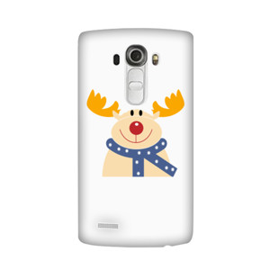rusa kutub dengan topi natal Casing HP