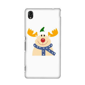 rusa kutub dengan topi natal Casing HP