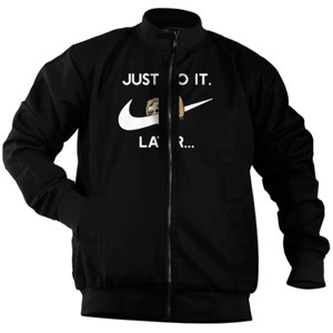 Jaket Bomber JUST DO IT LATER