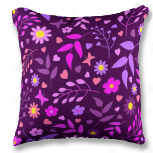 Bantal violet garden