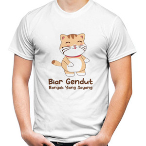 Kaos Kucing Gendut