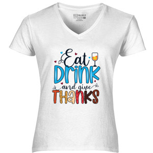 Kaos Eat Drink and Give Thanks