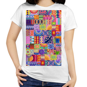 Kaos Wanita Tribal Ethnic