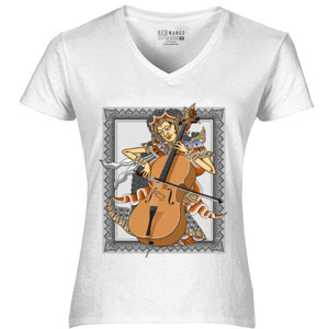 Kaos wayang melody 2 white