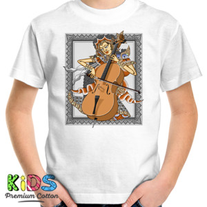 Kaos wayang melody 2 white