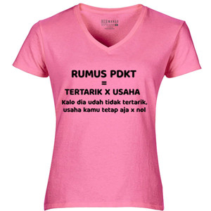 Kaos Kaos Rumus PDKT - Tertarik dikali usaha