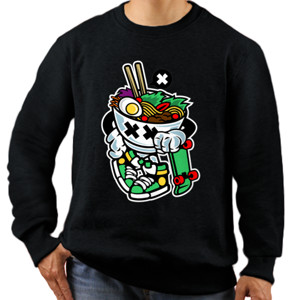 Jaket Sweater RedMango Ramen Style Graphic Sweatshirt