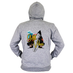 Hoodie Zipper Good vibes