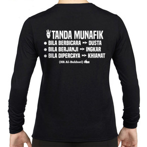 Kaos Tanda munafik ada 3
