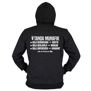 Hoodie Zipper Tanda munafik ada 3