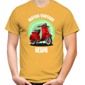 Kaos Motor Vintage Vespa