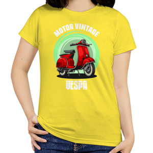 Kaos Motor Vintage Vespa