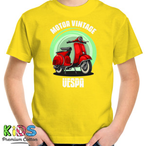 Kaos Motor Vintage Vespa