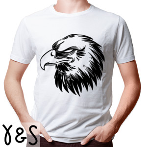 Kaos kepala elang hitam