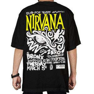 Kaos Oversize Nirvana