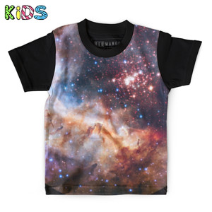 Kaos Anak Full-Print Galaxy