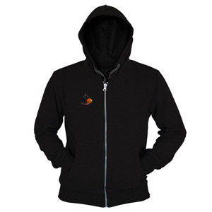 Hoodie Zipper DISTRO Collection G_BLACK FOREVER