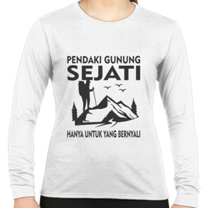 Kaos Hobi Mendaki Gunung Hiking