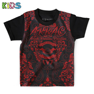 Kaos Anak Full-Print BATIK ARPAC ANAK MERAH MAROON 