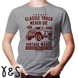Kaos mobil truk classic truck