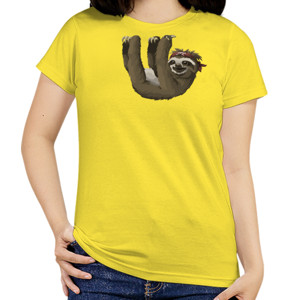 Kaos Sloth Hanging On My Neck