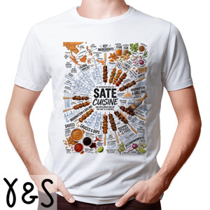 Kaos Kaos Sate Cuisine Kuliner Indonesia