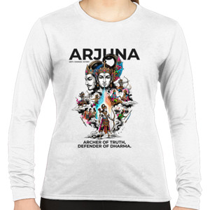 Kaos Kaos Seni Budaya Arjuna Archer of Truth