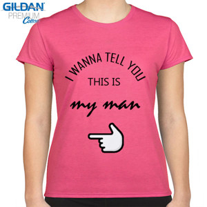 Kaos Couple My Man Pink