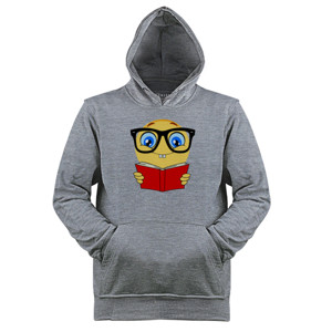 Jaket Hoodie Nerd Emot ( funny geek )