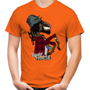 Kaos Hipster Horse