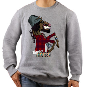 Jaket Sweater Hipster Horse