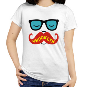 Kaos Brooklyn moustache