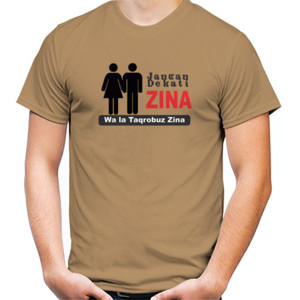 Kaos Jangan Dekati Zina