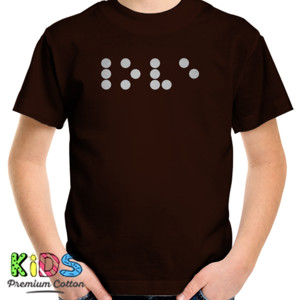 Kaos Braille Alphabeth LOVE