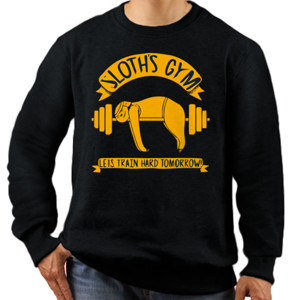 Jaket Sweater Sloths Gym