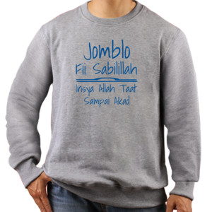 Jaket Sweater Jomblo Fii Sabilillah