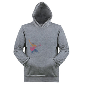 Jaket Hoodie Guitarist Dots Art