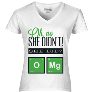 Kaos OMG Tipografi Kimia