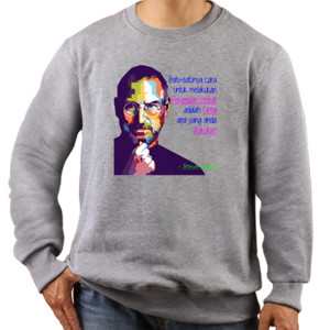 Jaket Sweater Steve Jobs